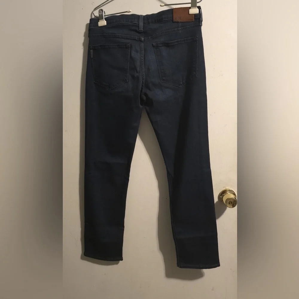 PAIGE Dark Blue Straight Jeans